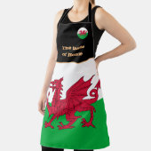 Geschmack von Zuhause & Welsh Flag, Wales/Cymru Ko Schürze (InSitu)