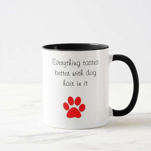 Geschmäcke besser mit dem Hundehaar Tasse (Rechts)