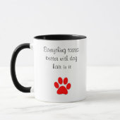 Geschmäcke besser mit dem Hundehaar Tasse (Links)