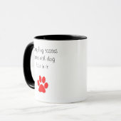 Geschmäcke besser mit dem Hundehaar Tasse (Vorderseite Links)