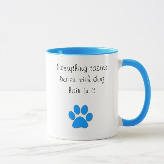 Geschmäcke besser mit dem Hundehaar Tasse (Rechts)
