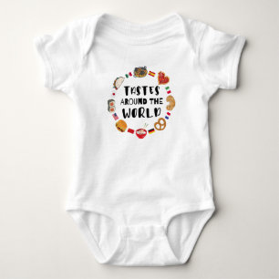 Geschmäcker auf der ganzen Welt Baby Strampler