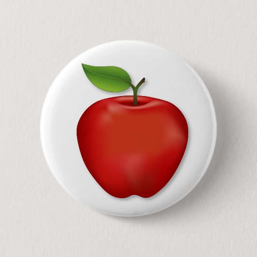 Geschmäcker wie Fall Red delikate Apple Button (Vorderseite)
