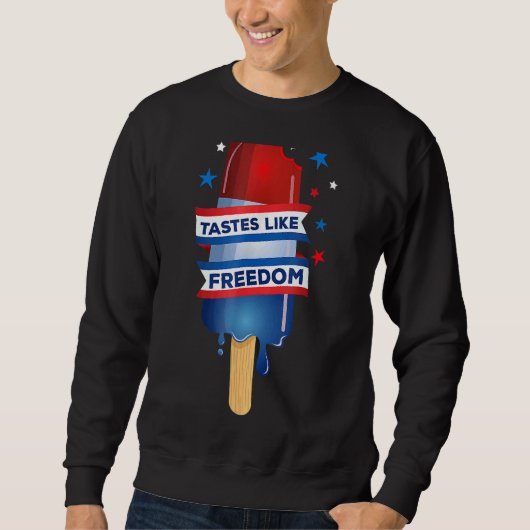 Geschmäcker wie Freiheit 4. Juli Firecracker Popsi Sweatshirt (Vorderseite)