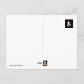 Geschmäcker wie Huhn, Vulture & Westie Postkarte (Rückseite)