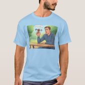 Geschmäcker wie Hühnermänner blauer T - Shirt (Vorderseite)