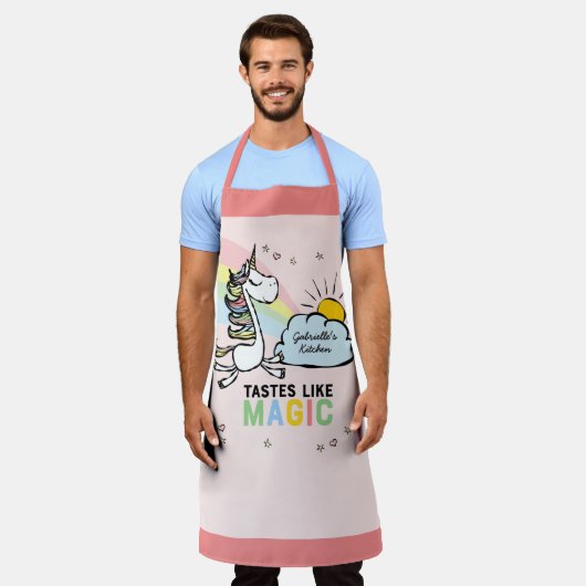 Geschmäcker wie Magic Unicorn Küche Schürze (Getragen)