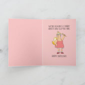 "Geschmacklose Witze über dein Alter" Funny Birthd Karte (Innenseite)