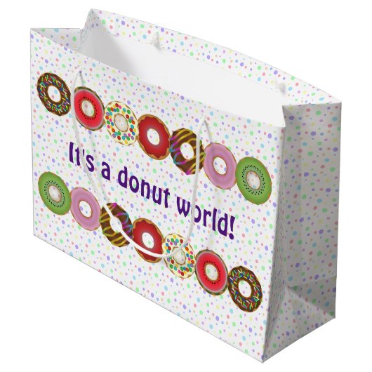 Geschmacksgeschenk Große Geschenktüte (Rückseite Schrägansicht)