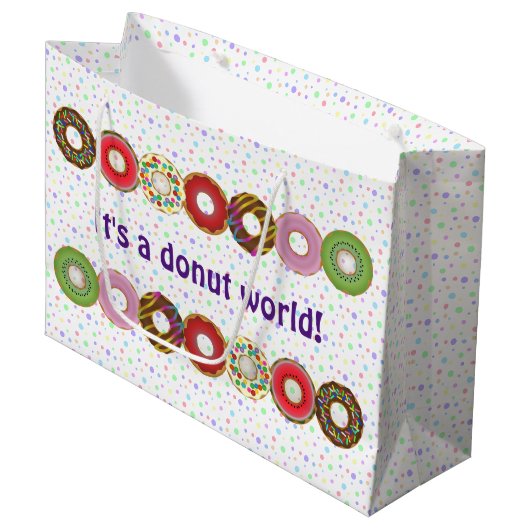 Geschmacksgeschenk Große Geschenktüte (Vorderseite Schrägansicht)