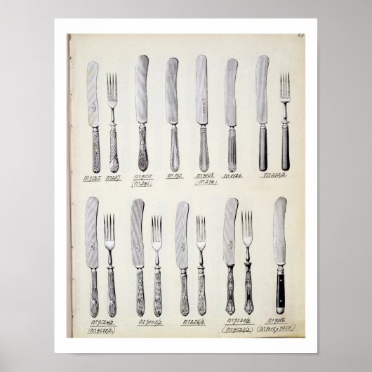 Geschmacksmuster, aus einem Katalog von Domesti Poster (Vorne)