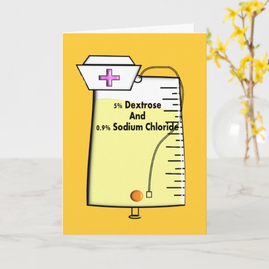 Geschmacksmuster der Krankenschwester IV Karte (Gelbe Blume)