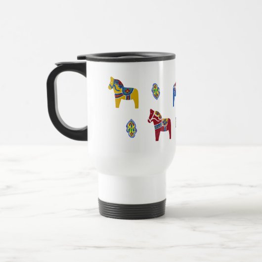 Geschmacksmuster von Dala Horse Reisebecher (Links)