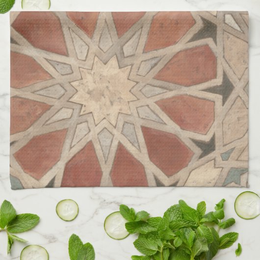 Geschmacksmuster von Marrakesch I Handtuch (Gefaltet)