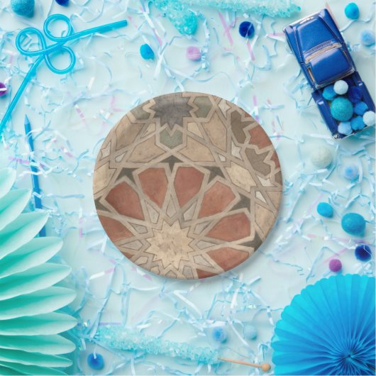 Geschmacksmuster von Marrakesch I Pappteller (Party)