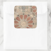 Geschmacksmuster von Marrakesch I Quadratischer Aufkleber (Tasche)