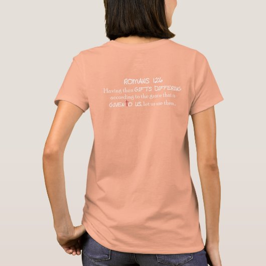 Geschmacksmusterunterschiedlich T-Shirt (Rückseite)