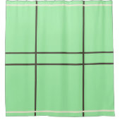 Geschmacksstoffe aus Eiscreme mit geometrischer Mi Duschvorhang (Vorderseite)