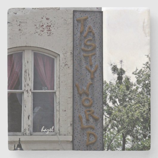 Geschmackswelt, Athen, Georgien Marmorbäume Unters Steinuntersetzer (Vorderseite)