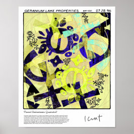 Geschmackte Skelestissim Quatrefolie Poster