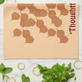 Geschmackvoll eingerichtetes Küchenhandtuch Geschirrtuch (Gefaltet)