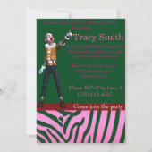 Geschmackvoll Party Clown Geburtstag Einladung 13 (Vorderseite)