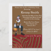 Geschmackvoll Party Clown Geburtstag Einladung 2 (Vorderseite)