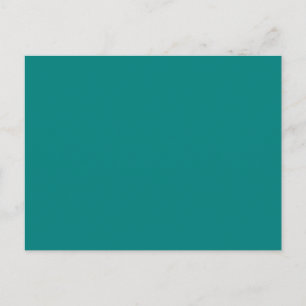 Geschmackvoll raffinierte Aquamarine Farbe Postkarte