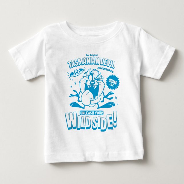 Geschmackvoll Retro TAZ™ Baby T-shirt (Vorderseite)