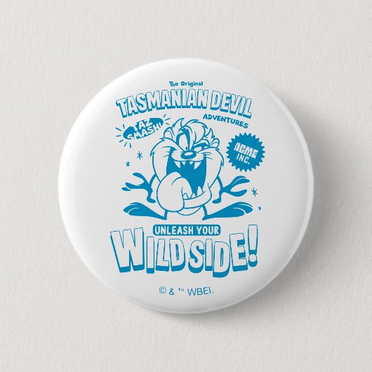 Geschmackvoll Retro TAZ™ Button (Vorderseite)