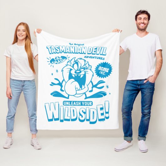 Geschmackvoll Retro TAZ™ Fleecedecke (Beispiel)