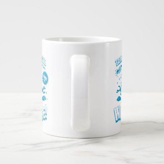 Geschmackvoll Retro TAZ™ Jumbo-Tasse (Rückseite)