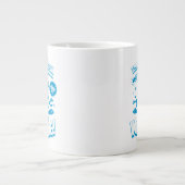 Geschmackvoll Retro TAZ™ Jumbo-Tasse (Vorderseite)
