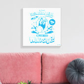 Geschmackvoll Retro TAZ™ Leinwanddruck (Insitu (Wohnzimmer))