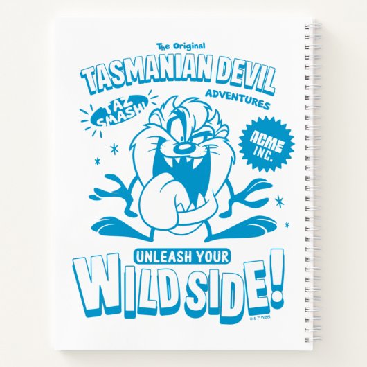 Geschmackvoll Retro TAZ™ Notizblock (Rückseite)