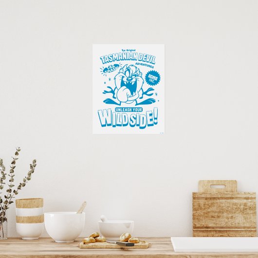 Geschmackvoll Retro TAZ™ Poster (Küche)