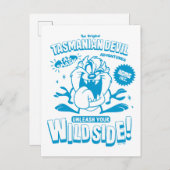 Geschmackvoll Retro TAZ™ Postkarte (Vorne/Hinten)