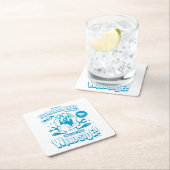 Geschmackvoll Retro TAZ™ Rechteckiger Pappuntersetzer (Vor Ort)