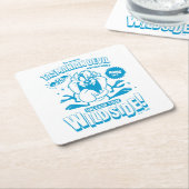 Geschmackvoll Retro TAZ™ Rechteckiger Pappuntersetzer (angewinkelt)