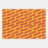 Geschmackvolle Bacon Strips Muster Geschenkpapier Set (Vorderseite 3)