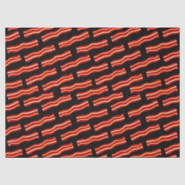 Geschmackvolle Bacon Strips Muster Seidenpapier