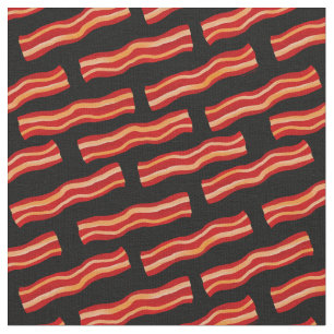 Geschmackvolle Bacon Strips Muster Stoff