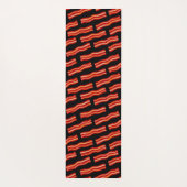 Geschmackvolle Bacon Strips Muster Yogamatte (Rückseite)