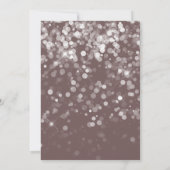 Geschmackvolle Beerdigung Elegante Feier des Leben Einladung (Rückseite)