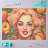 Geschmackvolle Frauen Peachy Keen Dekoupage Papier (Basteln)