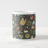 Geschmackvolle, helle Tea Card Jumbo-Tasse (Vorderseite)