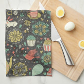 Geschmackvolle helle Tee-Karte Geschirrtuch (Viertel Falte)