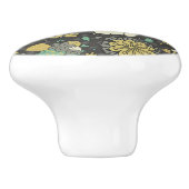 Geschmackvolle helle Tee-Karte Keramikknauf (Seitenansicht)