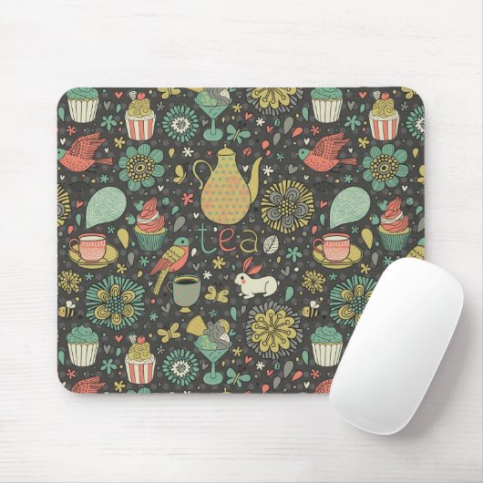 Geschmackvolle helle Tee-Karte Mousepad (Mit Mouse)