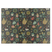 Geschmackvolle helle Tee-Karte Schneidebrett (Vorderseite)